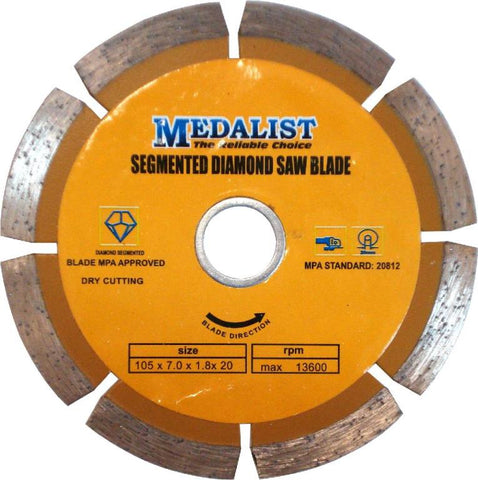 BLADE - DIAMOND SEGMENTED - 125 x 22.5/20mm