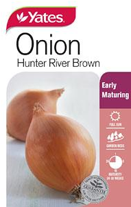 ONION SEEDS - HUNTER RIVER BROWN - YATES