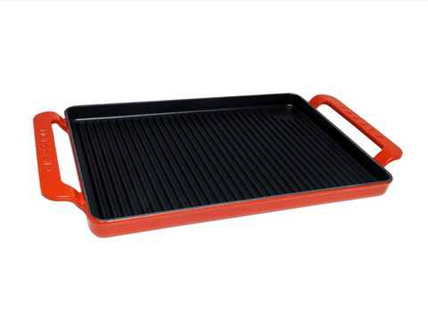 42x42 RECTANGULAR GRILL - RED -   CHASSEUR
