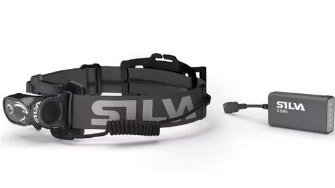 HEADLAMP - 350 LUMEN SILVA SCOUT 3XTH  - RECHARGABLE  BLACK HEADLIGHT
