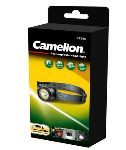 HEADLAMP - RECHARGEABLE - 7 MODES - 2800 LUMENS - CAMELION