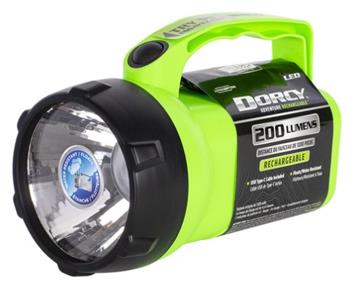 TORCH - FLOATING - USB RECHARGEABLE  - 200 LUMENS - DORCY