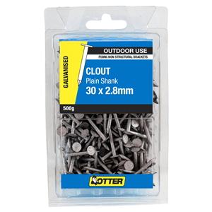 NAILS -  Clout Galv 30 x 2.8mm -  500G
