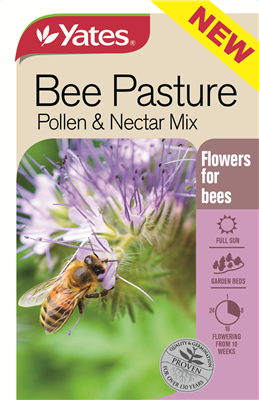 BEE PASTURE & POLLEN MIX SEEDS -  FOR FEEDING & ATTRACTING BEES - YATES