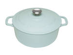 20CM/2.5L ROUND OVEN - DUCK EGG BLUE -   CHASSEUR