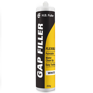 GAP FILLER - FLEXIBLE - WHITE - 450g  FULLER