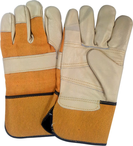 WORK GLOVE - HEAVY DUTY - LINED - LARGE