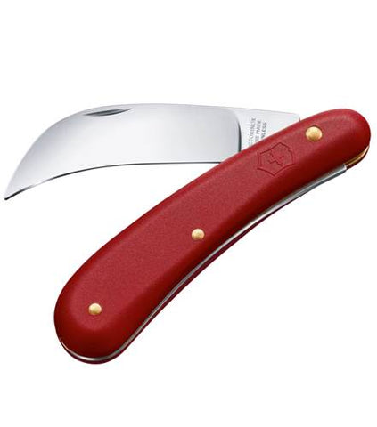 PRUNING KNIFE - CURVED - RED - 68 x 110mm -  VICTORINOX