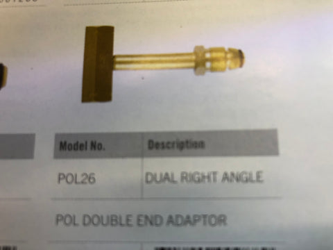 POL DOUBLE END ADAPTOR