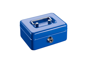 CASH BOX  - MINI BLUE - H60 x W125 x D95mm