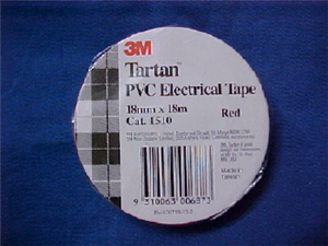 ELECTRICAL TAPE - RED - 18mm x 18m