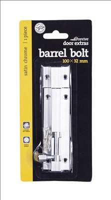 BARREL BOLT - 75mm - CHROME
