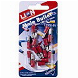 TERMINAL -  BULLET - CONNECTOR MALE - RED