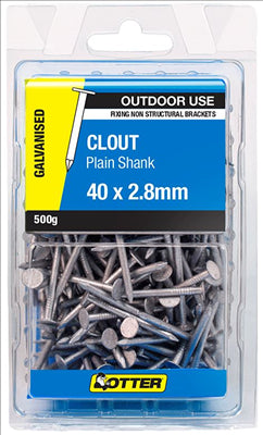 NAILS -  Clout Galv 40 x 2.8  - 500G
