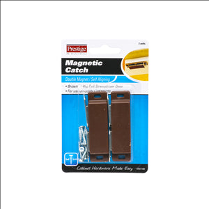 MAGNETIC CATCH - DOUBLE BROWN - 4 KG - 2 PACK