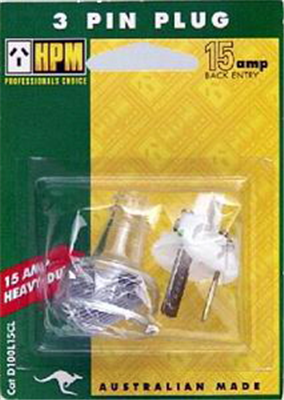 PLUG TOP - 15 AMP - CLEAR