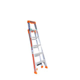 LADDER  - INDUSTRIAL EXTENSION - 1.8m  to 2.89m -BAILEY - 3 IN 1 - 6 STEP  -  ALUMINIUM
