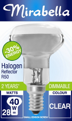 GLOBE REFLECTOR R50 SES CLEAR 28W Blue Mountains Camping