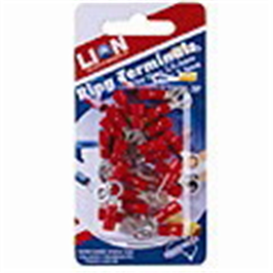TERMINALS - RING RED - STUD 8-10 - 23 PIECE