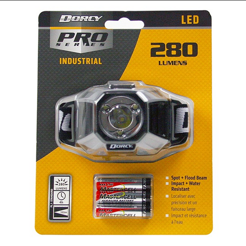 280 LUMENS INDUSTRIAL HEADLAMP - DORCY