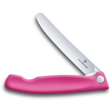 KNIFE - FOLDING CLASSIC STEAK KNIFE -  11CM - PINK - VICTORINOX