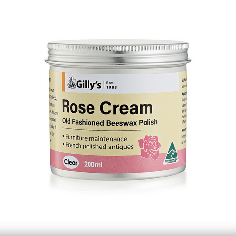 POLISH -  ROSE SCENTED FURNITURE CREAM - 200ml