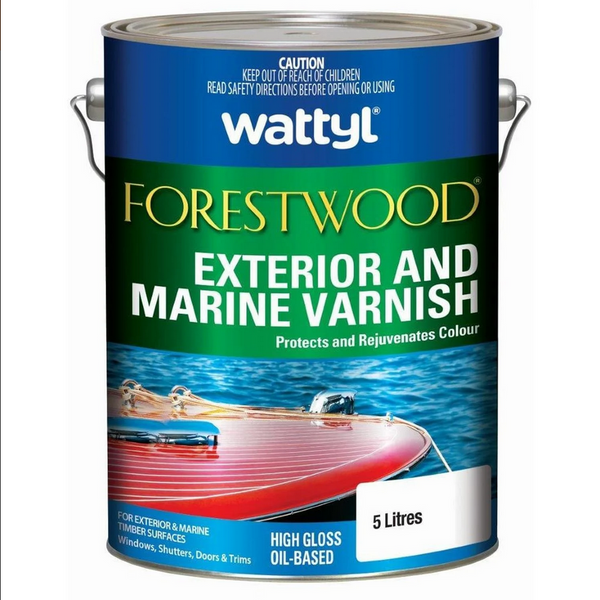 FFORESTWOOD EXTERIOR & MARINE VARNISH HIGH GLOSS NATURAL 500mls