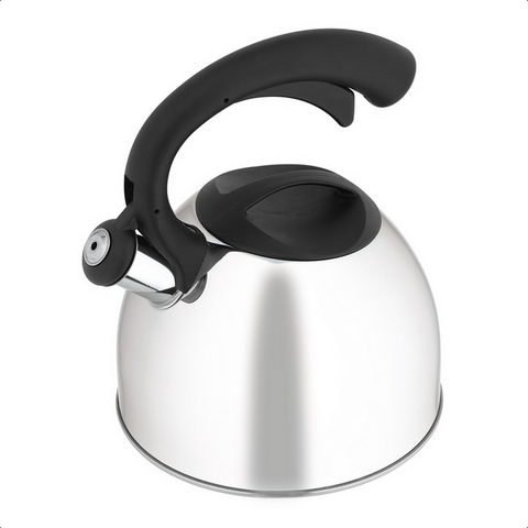 KETTLE - STAINLESS STEEL - WHISTLING  - STOVE TOP - ASOLA -  2.5 LITRE