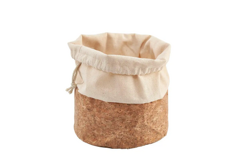 CANVAS BREAD BASKET - WITH DRAW STRING - 20 x 24 - SMALL