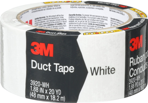 CLOTH/DUCT TAPE - WHITE - 48mm x 18.2m