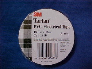 ELECTRICAL TAPE - BLACK - 18mm x 18m