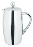 COFFEE PLUNGER - DELUXE TWIN WALL STAINLESS STEEL 800MLS