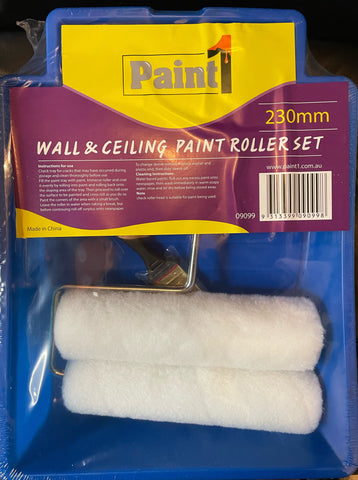 PAINT ROLLER KIT - 230mm - WITH 2 COVERS