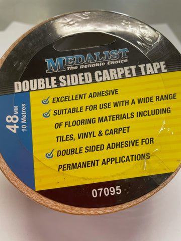 CARPET TAPE - DOUBLE SIDED - 48mm x 10.0mm