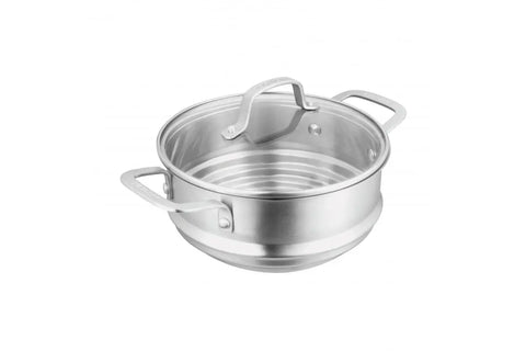 STEAMER WITH LID - 16/18/20CM - RADIUS 85 - PYROLUX