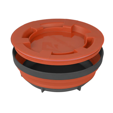FOOD BOWL NESTING SET - X-SEAL & GO SET - XLARGE - RUST - SCREW LIDS