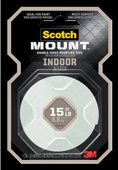 MOUNTING TAPE - HEAVY DUTY - INDOOR - 1.9M - SCOTCH 3M