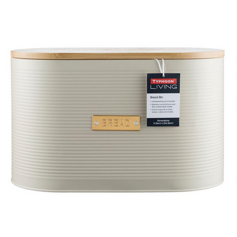 BREAD BIN  - 34x20cm - OATMEAL  - TYPHOON LIVING