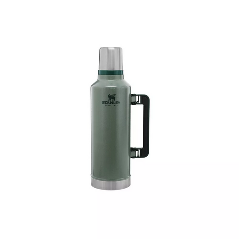 STANLEY CLASSIC THERMOS - 2.3 LITRE -  GREEN HAMMERTONE