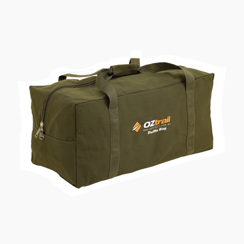 DUFFLE BAG - EXTRA LARGE CANVAS - GREEN - OZTRAIL