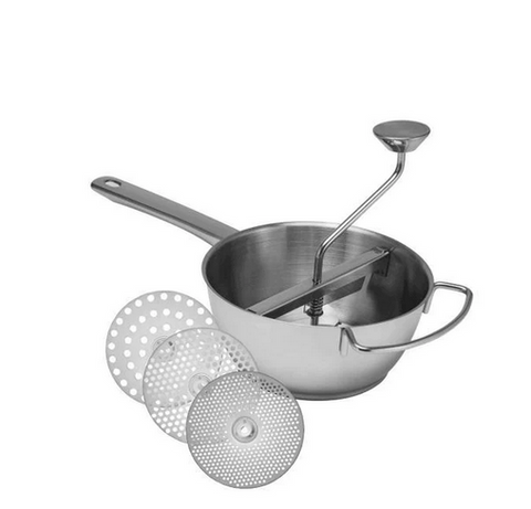 FOOD MILL - GOURMET - STAINLESS STEEL - 3 BLADES - AVANTI