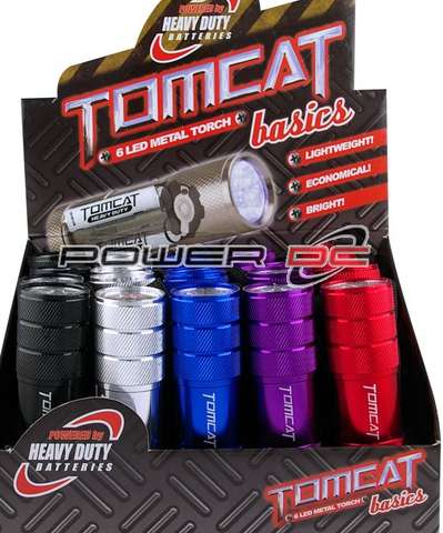 TORCH  - 6 LED TOMCAT BASIC - METAL CASING