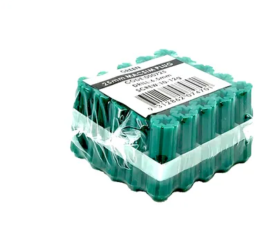 WALL PLUGS - GREEN - 7mm x 25mm - Pk25