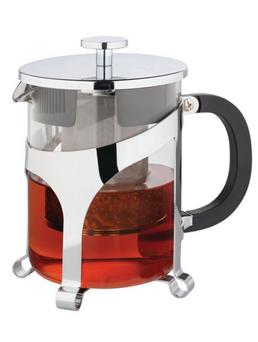 TEA PRESS - GLASS & CHROME TEA POT - 1 Litre - AVANTI