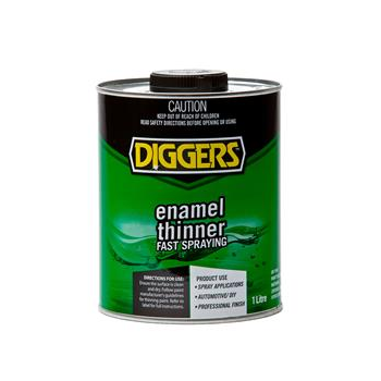 THINNERS - ENAMEL THINNERS - 1 LITRE -  DIGGERS