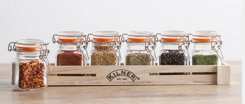 SPICE JAR SET - 7 PIECE SET - 70ml - KILNER