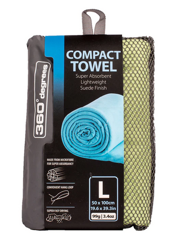 TOWEL - MICROFIBRE TOWEL 360 DEGREES - LARGE GREEN