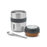 THERMO POT - 0.55 LITRE STAINLESS STEEL - BLACK+BLUM