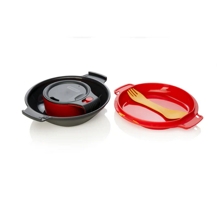 GOKIT DELUXE MESS KIT - (7-TOOL) - GREY/RED - HUMANGEAR – Blue ...