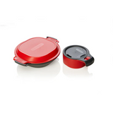 GOKIT DELUXE MESS KIT - (7-TOOL) - GREY/RED - HUMANGEAR